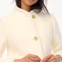 J.Crew  NWT Textured Wool Blend Coat in Ivory Size 8 Photo 1