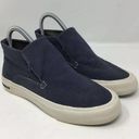 Seavees  Womens Huntington Middie Slip On Sneaker Shoes Navy White Canvas 6.5 M Photo 0