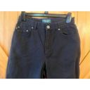 Krass&co Lauren Jeans . Ralph Lauren Size 4 Cropped Jean Women's Black Denim 5 Pocket Photo 1