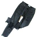 One Teaspoon NWT  High Waist Freebirds in Double Bass Black Destroyed Jeans 25 Photo 0