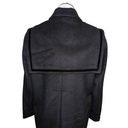 Antonio Melani  Courtney Grow January Coat Black Wool Velvet Trim Size 6 NWT Photo 6