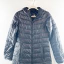 The North Face  Jenae Hooded Puffer Parka Coat Jacket Black Small Photo 4