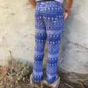 Blue and white  beach pants, low waisted beach pants, Roxy linen pants Photo 7