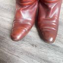 Gucci Vtg  Brown Leather Equestrian Gold Horse Bit Riding Boots 35.5M  Very Rare! Photo 8