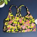 Lululemon Energy Bra Luxtreme NWT Size 4 Inflect Floral Highlight Yellow Multi Photo 1