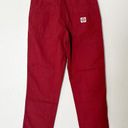 Only  NY Utility Canvas Work Pants Red Size Large Photo 5