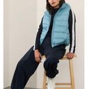 Athleta  M Aire Puffer Warm Vest Size Medium Coastal Blue Photo 5