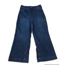 Pilcro  The Skipper High Rise Crop Wide Leg Blue Jeans 30 Photo 0