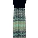 Trixxi  Blue Sheer Lined Sleeveless Maxi Flowy Beach Vacation Dress Size Medium Photo 0