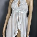 Apt. 9  Intimates Size Medium Chemise Babydoll White Bridal High Neck Lingerie Photo 0