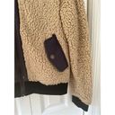 Anthropologie  Marrakech Blocked Sherpa Teddy Bomber Jacket Photo 4