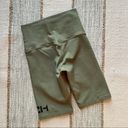 ECHT  Green High Rise Biker Shorts 8” Women’s XS Photo 6