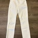 frame denim Frayed White Jeans Photo 0