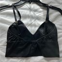 Commando Faux Leather Longline Bralette Photo 5