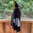 THML Anthropologie  Black And Grey Mixed Media Sweater Size XS Photo 2