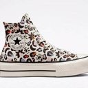 Converse  Black Mystic Leopard Chuck Taylor HiTop Platform Sneaker Multicolor 7.5 Photo 0