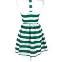 Jodi Kristopher  Stripe Green White Dress Photo 3