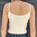 Brandy Melville Skylar Heart Eyelet Tank Photo 3