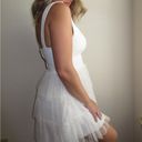 Crystal Doll White corset/tulle mini dress Photo 5