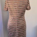Chetta B  Knit Metallic Turtleneck Dress Photo 4