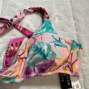 Bar III  Swim Top Criss Cross Back Hawaiian Bralette Bikini Top size Medium NEW Photo 12