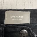 Everlane Black High Rise Slim Straight Cigarette Ankle Jean Photo 3