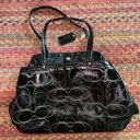 Coach RETRO AUTHENTIC  BLACK PATENT LEATHER HANDBAG PURSE Photo 1