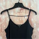 EXPRESS  Black V Neck Strappy Back Swing Cami Tank Top Photo 2