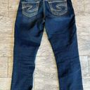 Silver Jeans  Suki Mid Capri W26 Denim Cropped Crop Jean size 26 Dark Wash Womens Photo 1