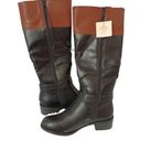 st. john's bay  Black Multi Knee High Boots Size 7 Medium Photo 0