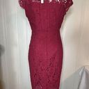 Merokeety  dress NWT Red Lace MIDI Sz M Party Summer Casual Formal Gorgeous Photo 2