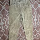 Ralph Lauren Vintage Lauren by  Tan Leather Suede Pants Size 10 Photo 1