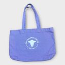 Krass&co The Graphic Cow . Small Lavender Canvas Tote Logo - Stylish & Practical Photo 4