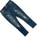 Altar'd State  Medium Wash Distressed High Waisted Stretch Straight Leg Jeans 29 Photo 0