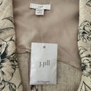 J.Jill New  Women's Beige Floral Jacket, Sz S. Photo 4