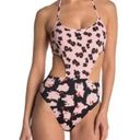 The Bikini Lab  Feline Fine Cutout Swimsuit M Photo 0