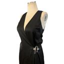 Givenchy  Wrap Over U Lock Closure Midi Dress in Black 38 4 New Womens Photo 5