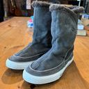 Converse  All star womens Beverly faux fur winter boots gray 6 Photo 0