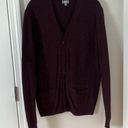 Uniqlo  burgundy marled cardigan in size M Photo 0