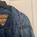 Gallery Vintage 90s Giacca Blues J.  acid wash denim tunic coat, size medium Photo 6