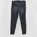 J.Crew  Womens Size 30 Black Wash 9 Toothpick Jeans Skinny Stretch Style H2651 Photo 3