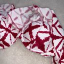 Raisin's  NWT Dharma Red & White Tie-dye Ruffle Bikini Top Photo 4