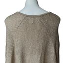 Chico's Chico’s Gold Metallic Sweater Poncho, Sz S/M Photo 7