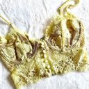 For Love & Lemons NWOT  Yellow Faye Lace Underwire Bustier Top - XXS Photo 3