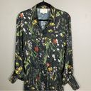 Alexis   Rianna Long Sleeve Floral Dress Black flounce botanical Medium Photo 5