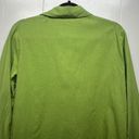 Worthington  Vintage Line Cotton Lime Green Button Front Womens Shirt Size Small Photo 7