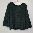 a.n.a NEW  Green Bell Sleeve Sweater Size L Photo 2