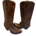 Corral  Saltillo Mesquite Harness Brown Leather Snip Toe Western Boots Photo 3