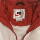 Nike Vintage  Sz S Windbreaker Jacket burnt orange White/Black Full Zip Photo 7