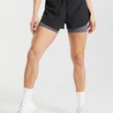 Gymshark  Running 2-in-1 Shorts - Black&Grey / Size Large Photo 5